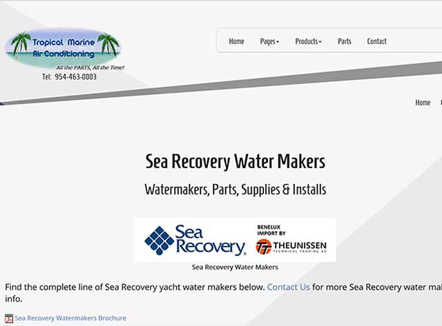 Sea Recovery Watermakers